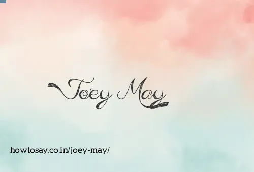 Joey May