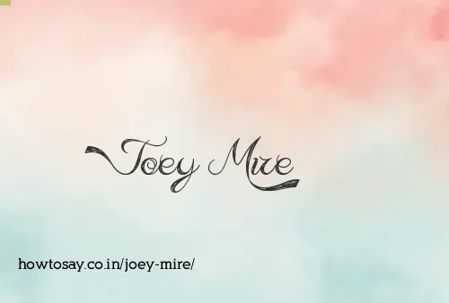 Joey Mire