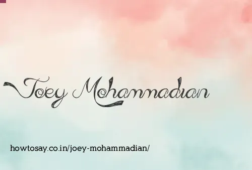 Joey Mohammadian
