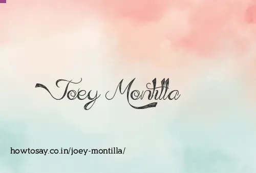 Joey Montilla