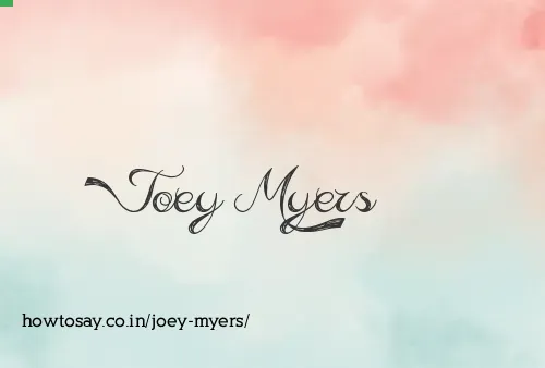 Joey Myers