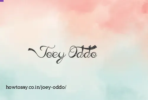 Joey Oddo