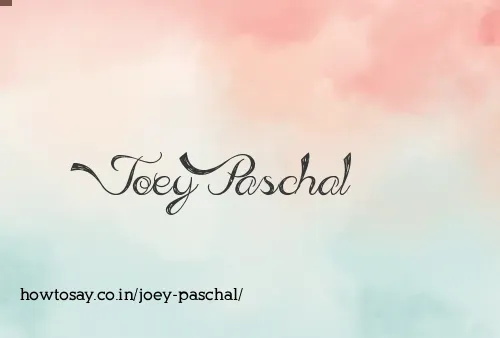 Joey Paschal