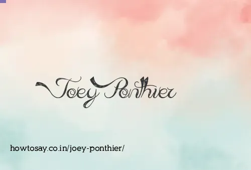 Joey Ponthier