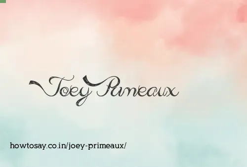 Joey Primeaux