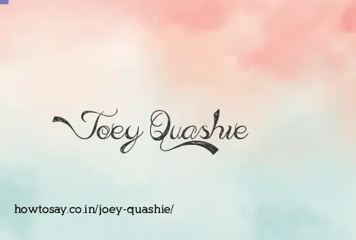 Joey Quashie