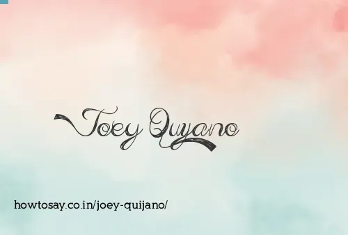 Joey Quijano