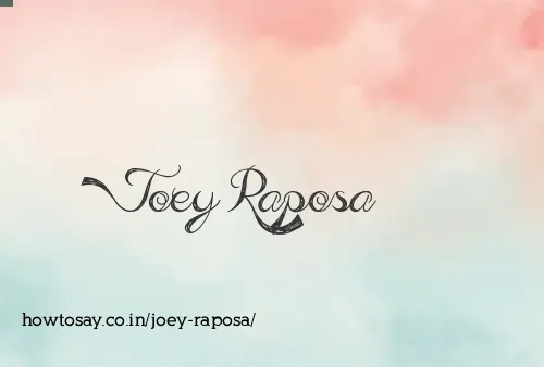 Joey Raposa