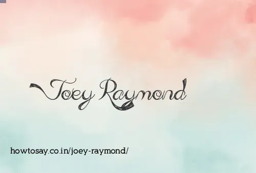 Joey Raymond