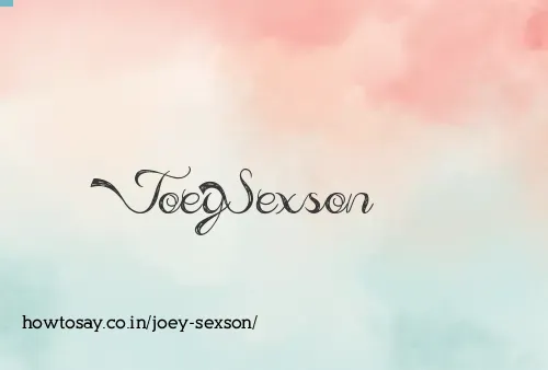 Joey Sexson