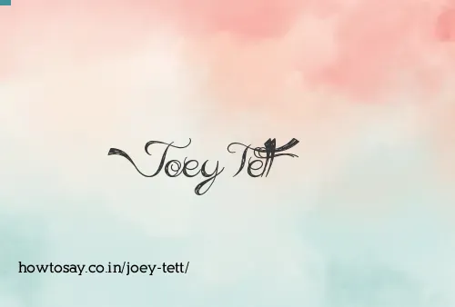 Joey Tett