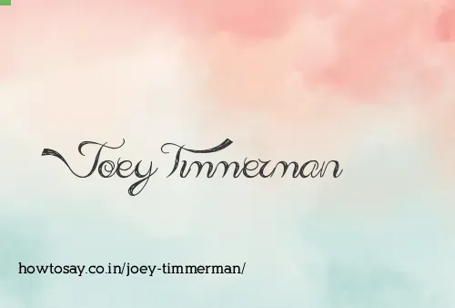 Joey Timmerman