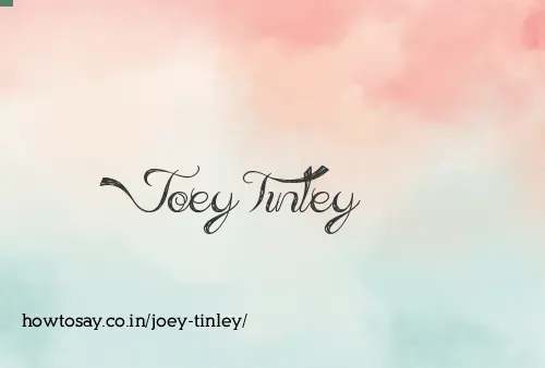 Joey Tinley
