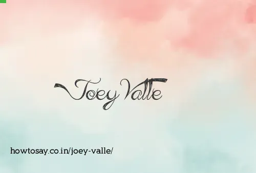 Joey Valle