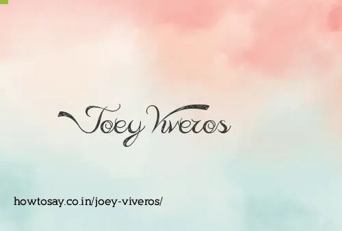 Joey Viveros