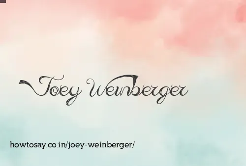 Joey Weinberger