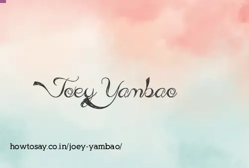 Joey Yambao