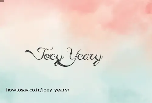 Joey Yeary