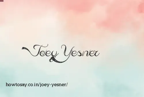 Joey Yesner