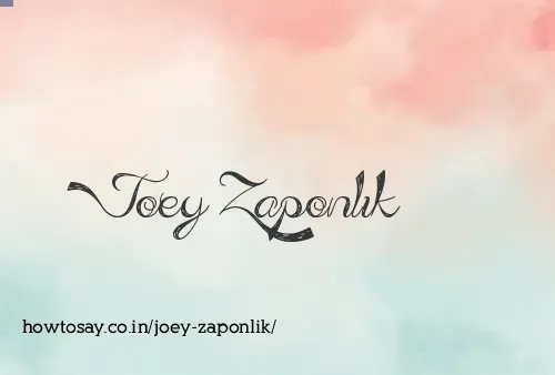 Joey Zaponlik