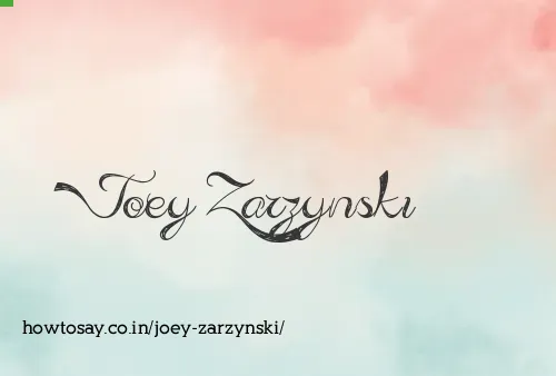 Joey Zarzynski