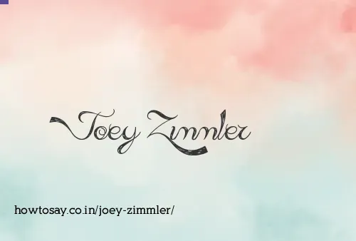 Joey Zimmler