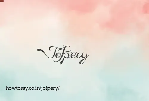Jofpery