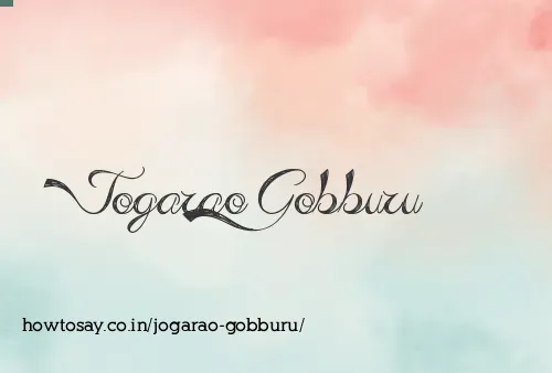 Jogarao Gobburu