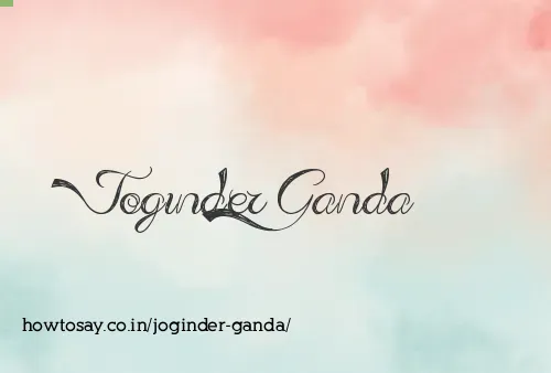 Joginder Ganda