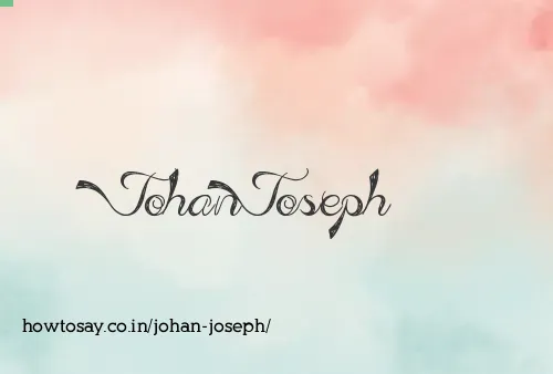 Johan Joseph