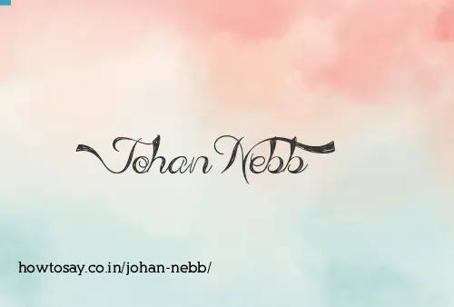 Johan Nebb