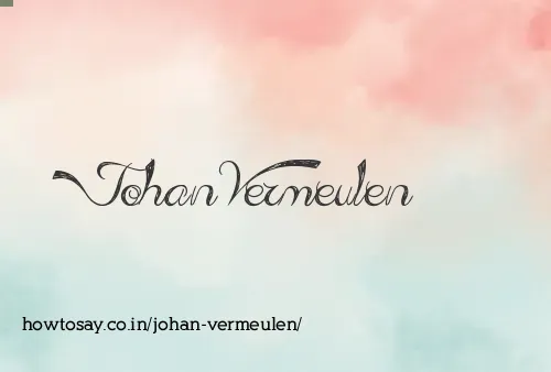 Johan Vermeulen