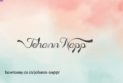 Johann Napp