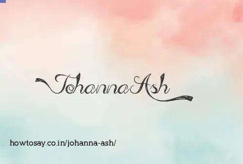 Johanna Ash