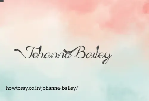 Johanna Bailey