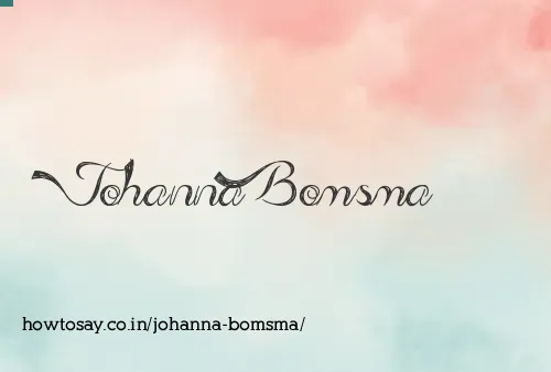 Johanna Bomsma