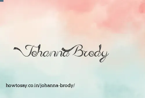 Johanna Brody
