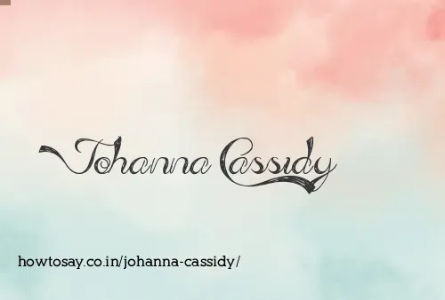 Johanna Cassidy