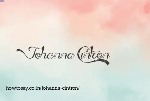 Johanna Cintron