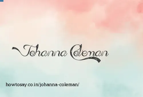 Johanna Coleman
