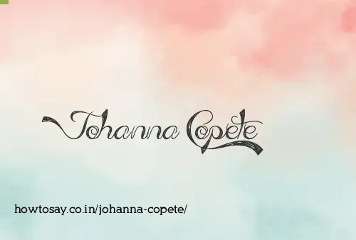 Johanna Copete