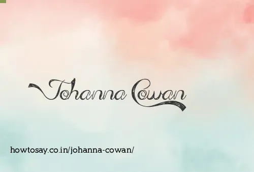 Johanna Cowan