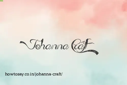 Johanna Craft