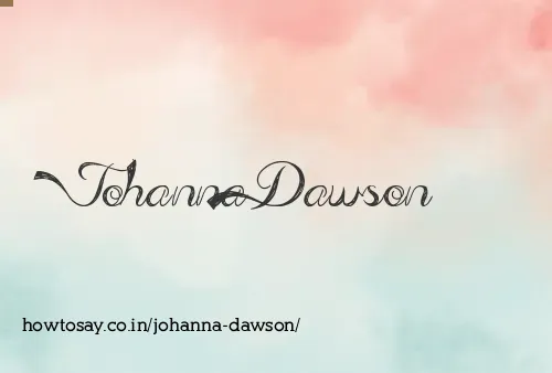 Johanna Dawson