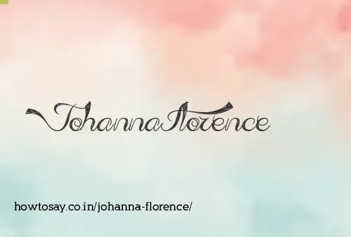 Johanna Florence