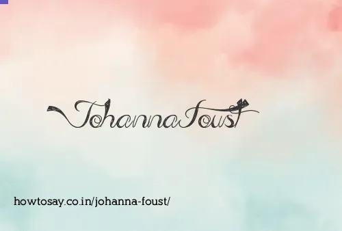 Johanna Foust