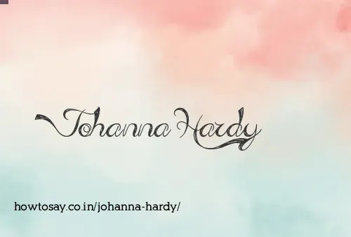 Johanna Hardy