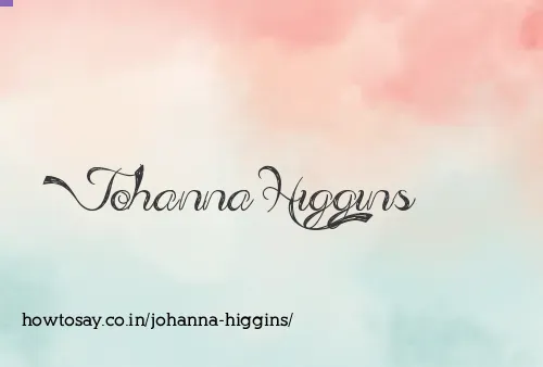 Johanna Higgins