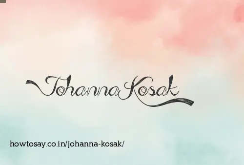 Johanna Kosak