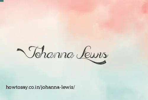 Johanna Lewis